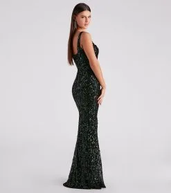 Windsor. Jovie Formal Sequin Slit Mermaid Long Dress 23 Windsor. Jovie Formal Sequin Slit Mermaid Long Dress -Formal Dresses Online Shop 05002 2864 2 1