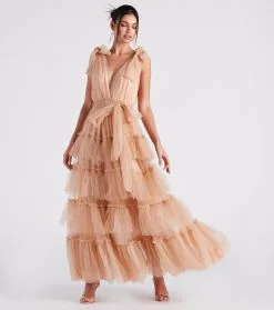 Windsor. Mabelle Formal Tulle A-Line Dress
