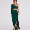 Windsor. Carrie Formal Crepe Long Dress