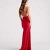 Windsor. Reagan Formal Satin Low Back Mermaid Dress 2 Windsor. Reagan Formal Satin Low Back Mermaid Dress -Formal Dresses Online Shop 05002 3031 2