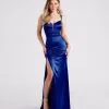 Windsor. Loretta Formal Satin Strappy Mermaid Dress