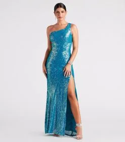 Windsor. Effie Formal Sequin Cutout Mermaid Dress
