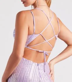 Windsor. Lyanna Formal Iridescent Sequin Mermaid Dress -Formal Dresses Online Shop 05002 3066 4