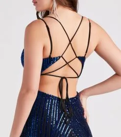 Windsor. Lyanna Formal Iridescent Sequin Mermaid Dress -Formal Dresses Online Shop 05002 3126 4