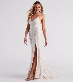 Windsor. Cora Lace V-Neck Mermaid Formal Dress -Formal Dresses Online Shop 05002 3146 3