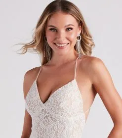 Windsor. Cora Lace V-Neck Mermaid Formal Dress -Formal Dresses Online Shop 05002 3146 4