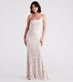 Windsor. Leighton Formal Sequin Mermaid Dress
