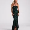 Windsor. Liyah Formal Velvet Ruffle Dress 1 Windsor. Liyah Formal Velvet Ruffle Dress -Formal Dresses Online Shop 05002 3175 1