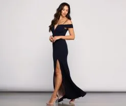 Windsor. Mallory Formal Off The Shoulder Dress -Formal Dresses Online Shop 05002 3284 2