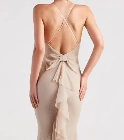 Windsor. Linda Formal Glitter Ruffled Dress -Formal Dresses Online Shop 05002 4104 4 1