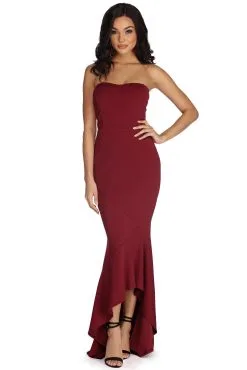 Windsor. Hollie Strapless Mermaid Dress