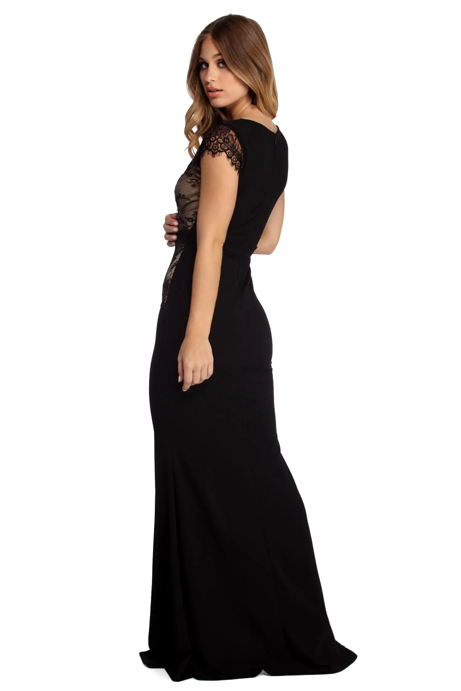 Windsor. Daphne Scalloped Lace Dress 4 Windsor. Daphne Scalloped Lace Dress - Image 2