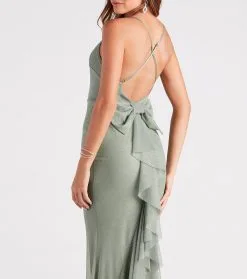 Windsor. Linda Formal Glitter Ruffled Dress -Formal Dresses Online Shop 05002 4972 4 3c20a762 5a78 4a16 a867 d2a19dc2349b