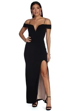 Windsor. Mallory Formal Off The Shoulder Dress -Formal Dresses Online Shop 05002 5534 2