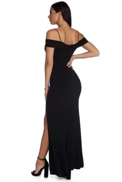 Windsor. Mallory Formal Off The Shoulder Dress -Formal Dresses Online Shop 05002 5534 3 aa123095 e95b 4a37 bd61 af12762f9fd1