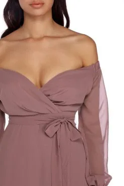 Windsor. Britt Wrap Formal Floral Dress -Formal Dresses Online Shop 05002 5552 4