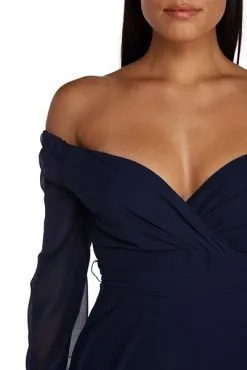 Windsor. Britt Wrap Formal Floral Dress -Formal Dresses Online Shop 05002 6005 4