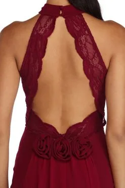 Windsor. Roseanne Formal Chiffon Rosette Dress -Formal Dresses Online Shop 05002 6065 3 6579b0ac f6dc 4ab4 9f71 f90035e20bd6