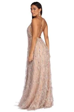 Windsor. Marissa Formal Plunging Sequin Dress -Formal Dresses Online Shop 05002 6264 2 640ef78a 4243 4a3c a135 fd8526552081