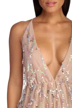 Windsor. Marissa Formal Plunging Sequin Dress -Formal Dresses Online Shop 05002 6264 3