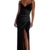 Windsor. Emmalyn Formal Heat Stone Velvet Dress -Formal Dresses Online Shop 05002 6291 1