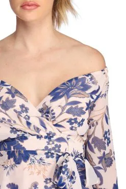 Windsor. Britt Wrap Formal Floral Dress -Formal Dresses Online Shop 05002 6343 4