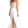 Windsor. Lilah Formal High Slit Chiffon Dress -Formal Dresses Online Shop 05002 6368 1