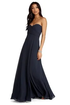 Windsor. Audrey Pleated Sweetheart Dress