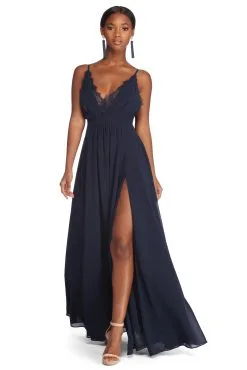 Windsor. Angelique Formal High Slit Lace Dress 14 Windsor. Angelique Formal High Slit Lace Dress -Formal Dresses Online Shop 05002 6400 1