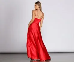 Windsor. Ryder Satin A-Line Gown -Formal Dresses Online Shop 05002 6418 2