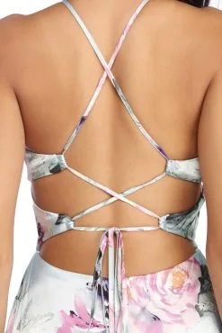 Windsor. Jen Formal Floral Satin Dress -Formal Dresses Online Shop 05002 6447 4