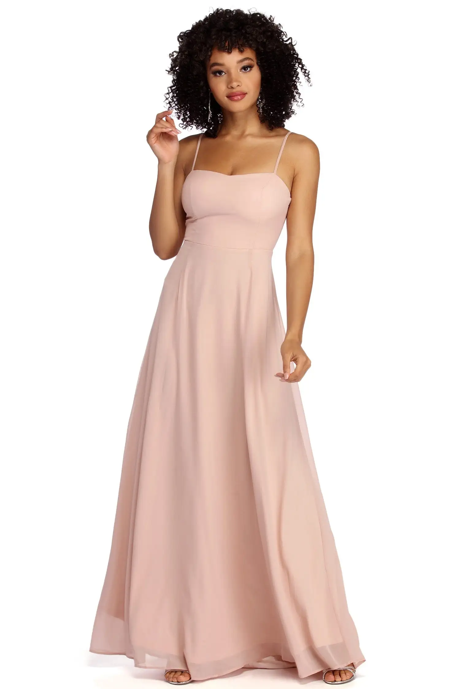Windsor. Cynthia Formal Chiffon Sweetheart Dress 4 Windsor. Cynthia Formal Chiffon Sweetheart Dress - Image 2