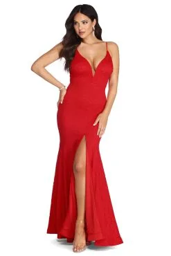 Windsor. Shelly Formal Sleeveless Lace Dress