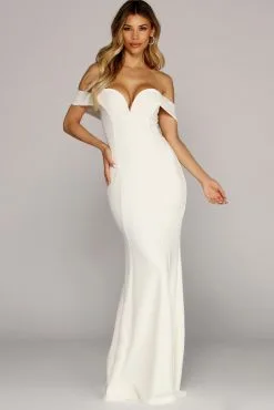 Windsor. Emerson Formal Lattice Mermaid Dress