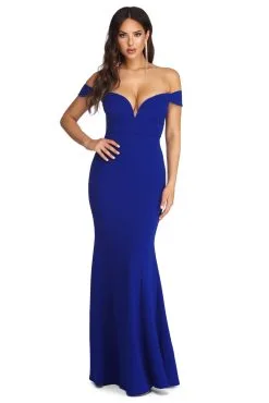 Windsor. Aniyah Formal Off The Shoulder Dress
