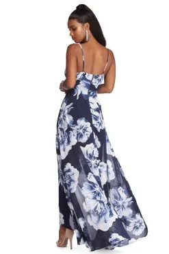 Windsor. Mary Formal High Low Chiffon Dress -Formal Dresses Online Shop 05002 6546 3