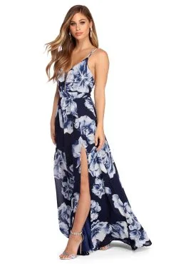 Windsor. Bea Formal Floral Wrap Dress