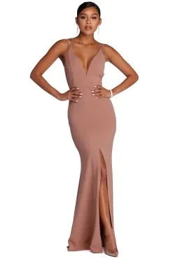 Windsor. Vicky Plunging V Formal Dress