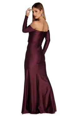 Windsor. Kimora Formal Off The Shoulder Dress -Formal Dresses Online Shop 05002 6663 3