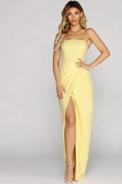 Windsor. Serena Strapless Wrap Gown -Formal Dresses Online Shop 05002 6678 4