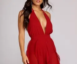 Windsor. Delena Formal Chiffon Tendril Dress -Formal Dresses Online Shop 05002 6763 2