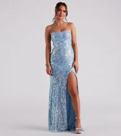 Windsor. Kinsley Formal Sequin Mermaid Dress -Formal Dresses Online Shop 05002 6821 1