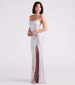 Windsor. Edlyn Sequin Laceup Mermaid Formal Dress -Formal Dresses Online Shop 05002 6823 1