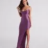 Windsor. Melina Cowl Neck High Slit Formal Dress -Formal Dresses Online Shop 05002 6860 1