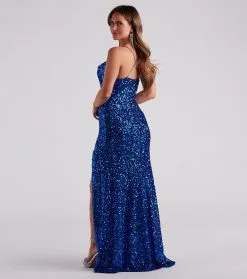 Windsor. Esperanza Formal Sequin Cowl Dress 19 Windsor. Esperanza Formal Sequin Cowl Dress -Formal Dresses Online Shop 05002 6868 2