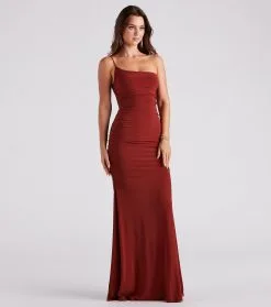 Windsor. Paige Formal Ruched Mermaid Dress -Formal Dresses Online Shop 05002 6896 3