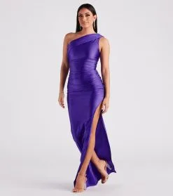 Windsor. Olga Formal One Shoulder Long Dress -Formal Dresses Online Shop 05002 6900 3