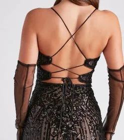 Windsor. Juliana Formal Sequin Mesh Mermaid Dress -Formal Dresses Online Shop 05002 6908 4 9da51a59 2032 45ec 8f39 fd7acde147cd