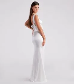 Windsor. Lo Formal One-Shoulder Satin Corset Dress -Formal Dresses Online Shop 05002 6935 2