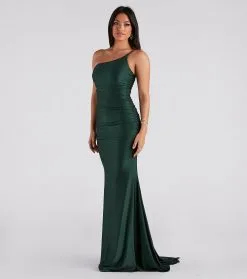 Windsor. Nicole Formal One-Shoulder Mermaid Dress -Formal Dresses Online Shop 05002 6960 3